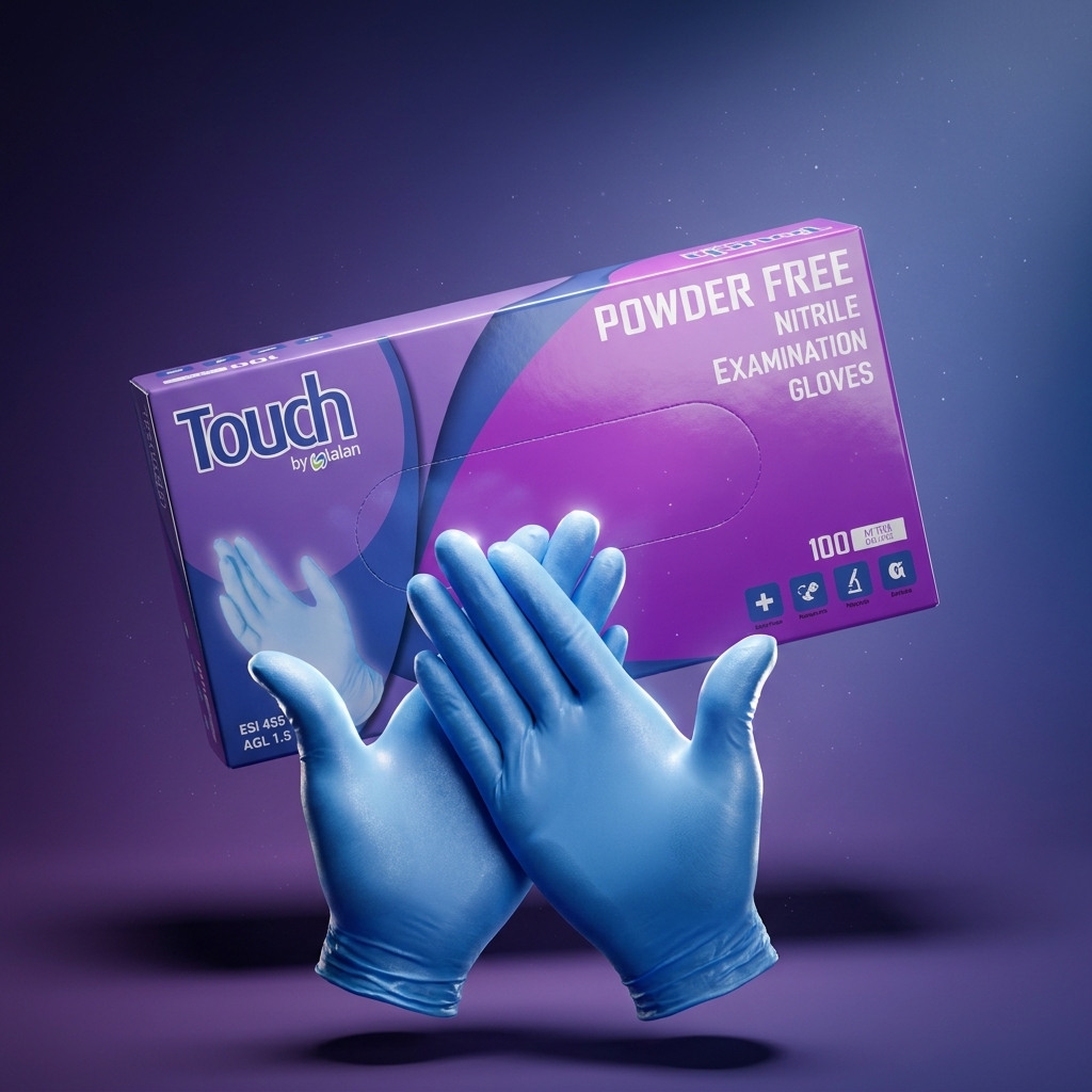 Nitrile Disposable Gloves - Lalan (100 Per Box)